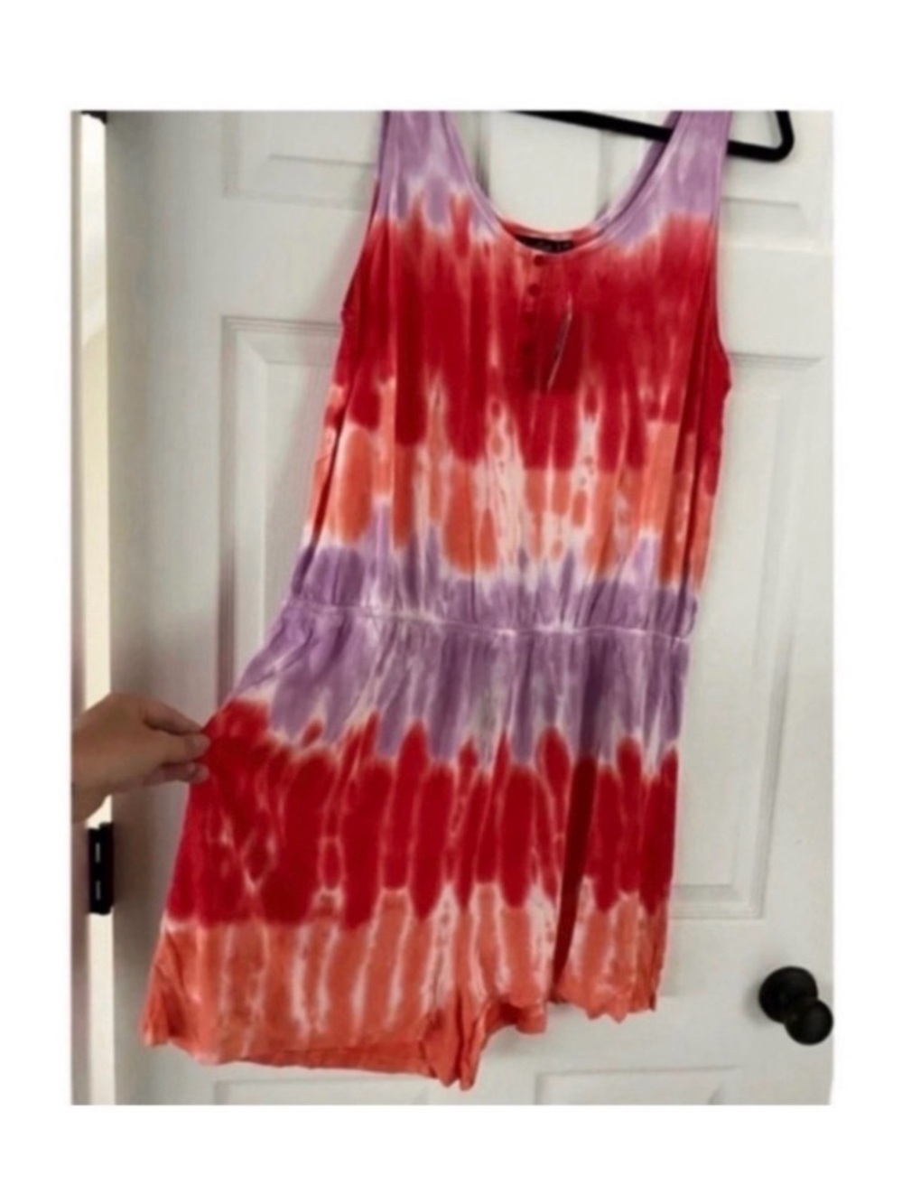 TORRID LOVESICK TIE DYE ROMPER - Picture 7 of 8